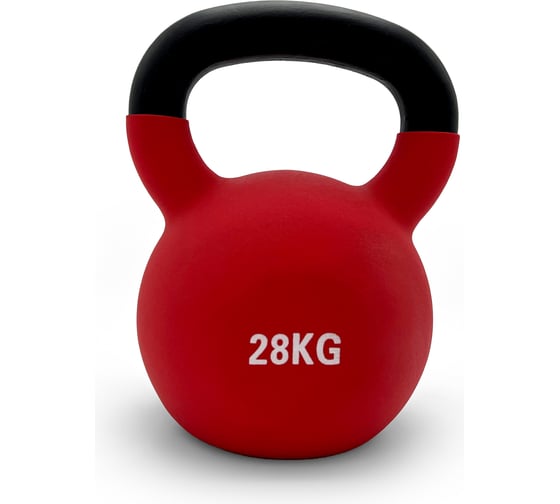 Изображение товара Гиря виниловая UNIXFIT 28 кг Red KBVIN28RD