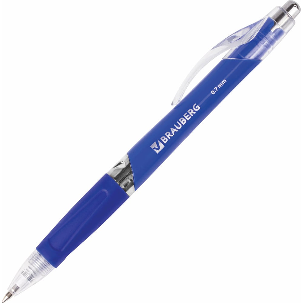 Автоматическая шариковая ручка BRAUBERG ручка шариковая erichkrause r 301 violet stick