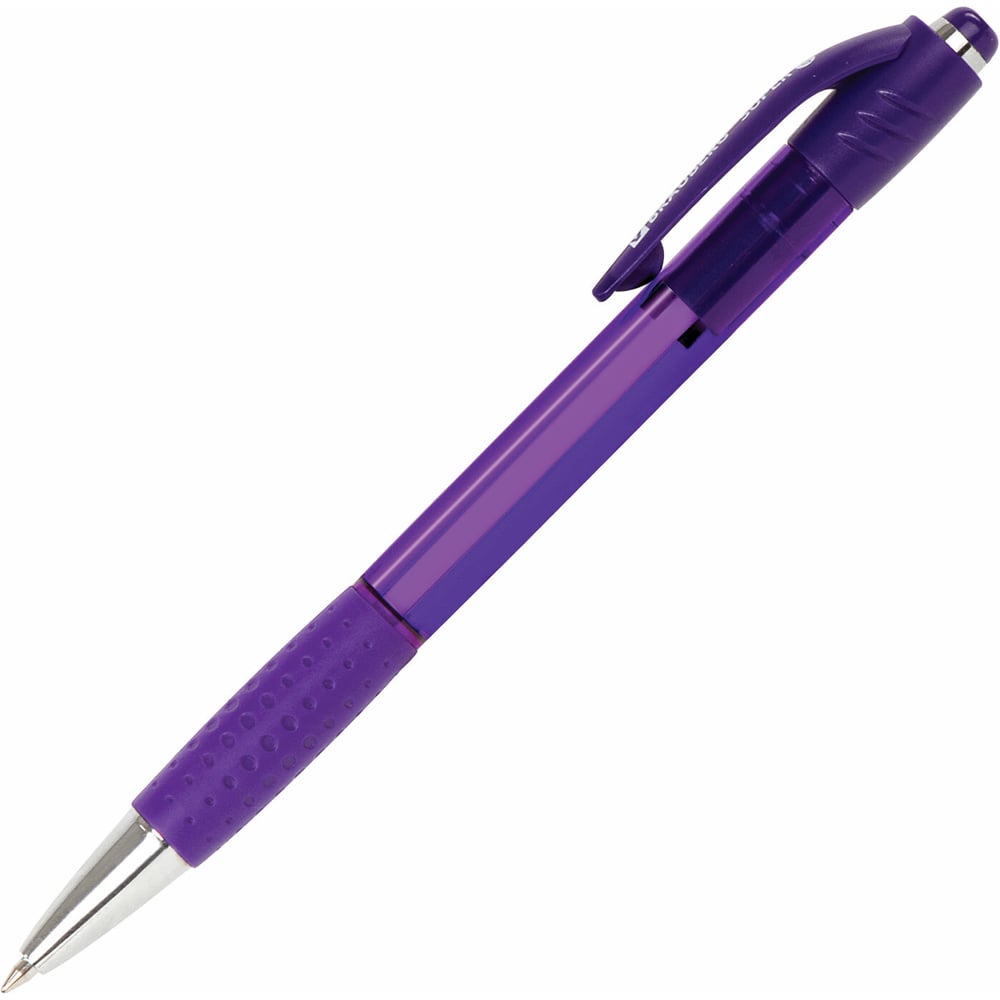 Автоматическая шариковая ручка BRAUBERG расчёска массажная прорезиненная ручка 3 8 × 22 7 см фиолетовый