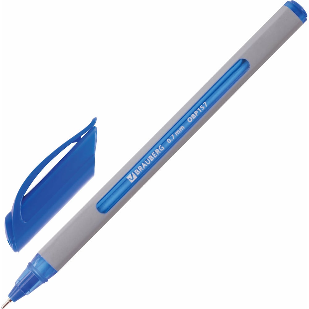 Масляная ручка шариковая BRAUBERG ручка подарочная шариковая поворотная в пластиковом футляре фрэнсис