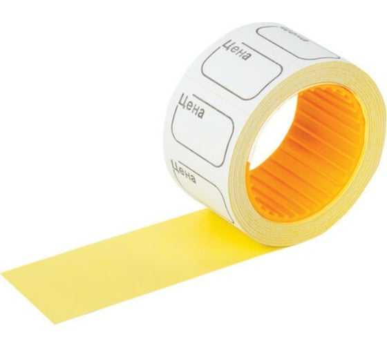 Изображение товара Ценник BRAUBERG Цена 30х20мм, малый, белый, самоклеящийся, комплект 5 рулонов по 250шт, 112361