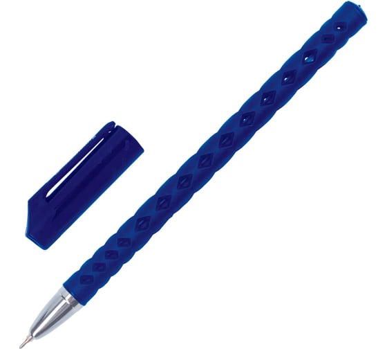 Изображение товара Ручка 12 шт в упаковке BRAUBERG шариковая масляная Orient СИНЯЯ корпус синий узел 07мм линия 035мм 142999