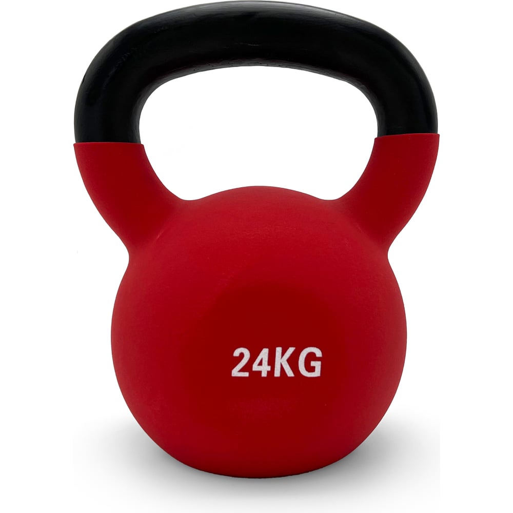 Изображение товара Гиря виниловая UNIXFIT 24 кг с виниловым покрытием, красная