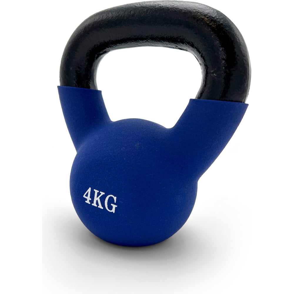 Изображение товара Виниловая гиря UNIXFIT 4 кг Blue для домашних тренировок