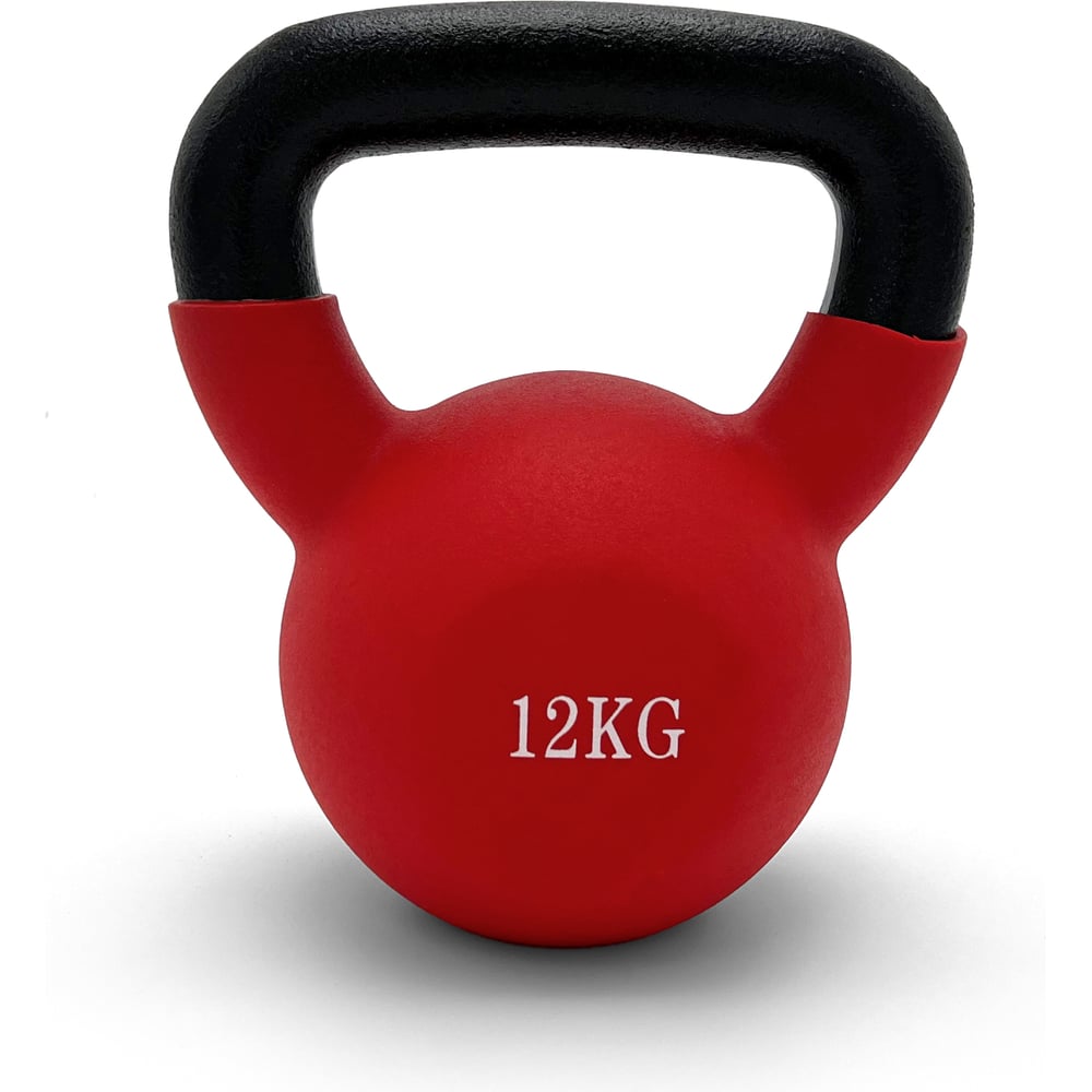 Изображение товара Виниловая гиря UNIXFIT 12 кг красная для силовых тренировок