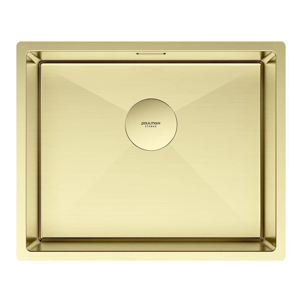 Изображение товара Мойка из нержавеющей стали Paulmark NEXT 54 UNI светлое золото 540x440 мм
