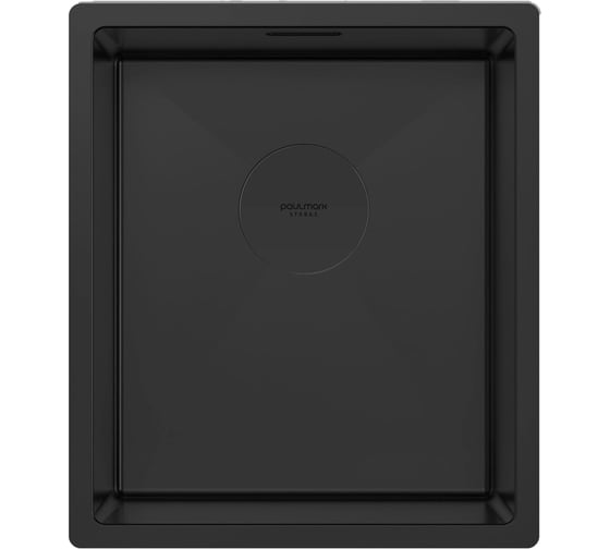 Изображение товара Мойка из нержавеющей стали Paulmark NEXT 38 UNI, матовый черный, 380x440мм, 1,2мм PM213844-MBN