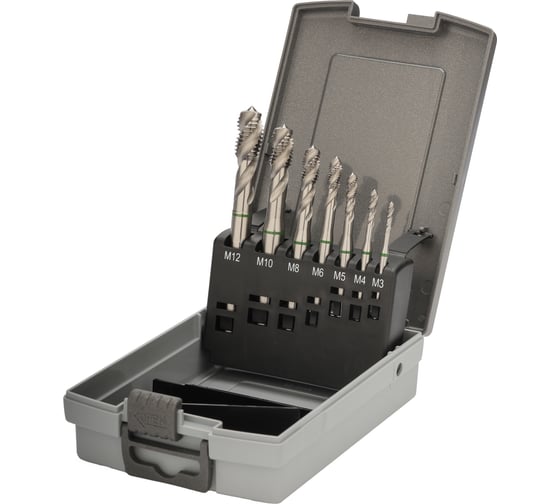 Изображение товара Набор машинных метчиков RUKO HSS-Co5 35 град.M3-M12 245062RO