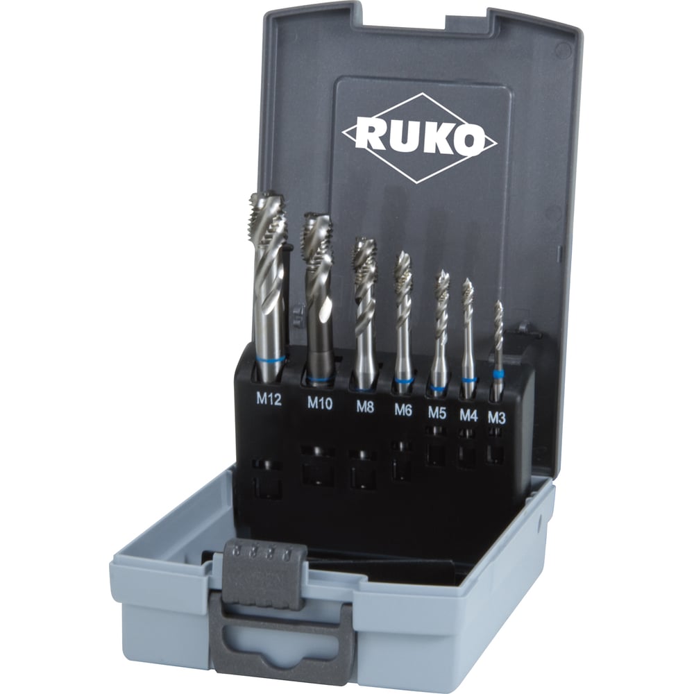 Изображение товара Набор машинных метчиков RUKO HSS 35 град M3-M12 245058RO
