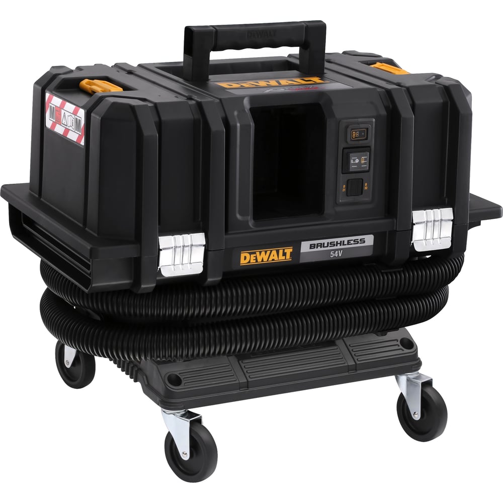 Изображение товара Аккумуляторный строительный пылесос Dewalt DCV586MK 54 В, 11 л, без АКБ и ЗУ, на тележке TSTAK DCV586MK-XJ Изображение товара Аккумуляторный строительный пылесос Dewalt DCV586MK 54 В, 11 л, без АКБ и ЗУ, на тележке TSTAK DCV586MK-XJ