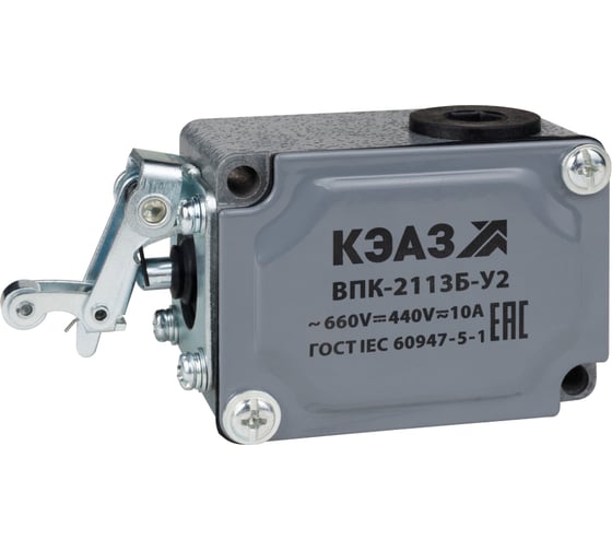 Изображение товара Выключатель путевой КЭАЗ ВПК-2113Б-У2- 332864