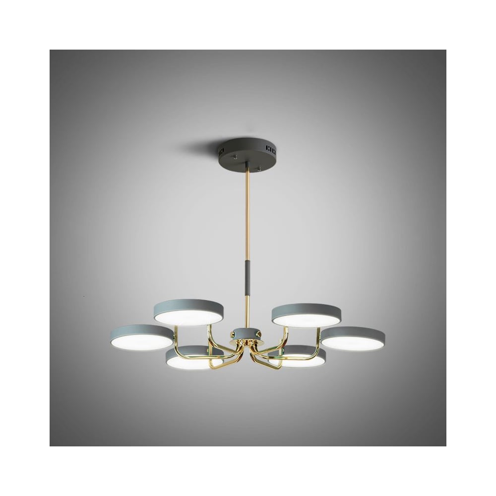 Изображение товара Подвесная люстра IMPERIUMLOFT TAVIS D78 Gray с встроенными светодиодами