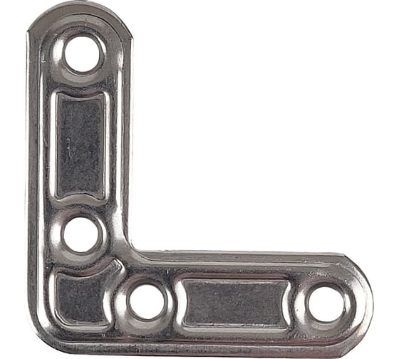 Изображение товара Мебельный плоский уголок ALDEGHI LUIGI SPA 40х40х15 мм, нержавеющая сталь 153IN44