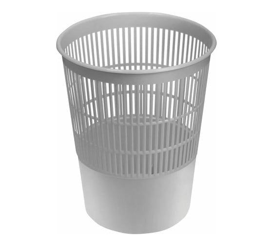 Изображение товара Корзина для бумаг BRAUBERG сетчатая, 14 литров, серая 237004