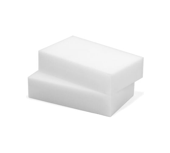 Изображение товара Губка-ластик для удаления пятен BRAUBERG МЕЛАМИНОВАЯ 21 КОМПЛЕКТ 2шт, 105х60х25 мм, колорбокс 606892