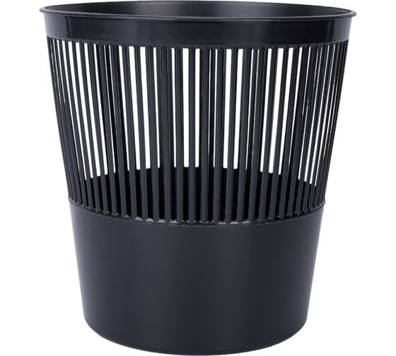 Изображение товара Корзина для бумаг INFORMAT 10 литров, сетчатая, черный, пластик WP10RB
