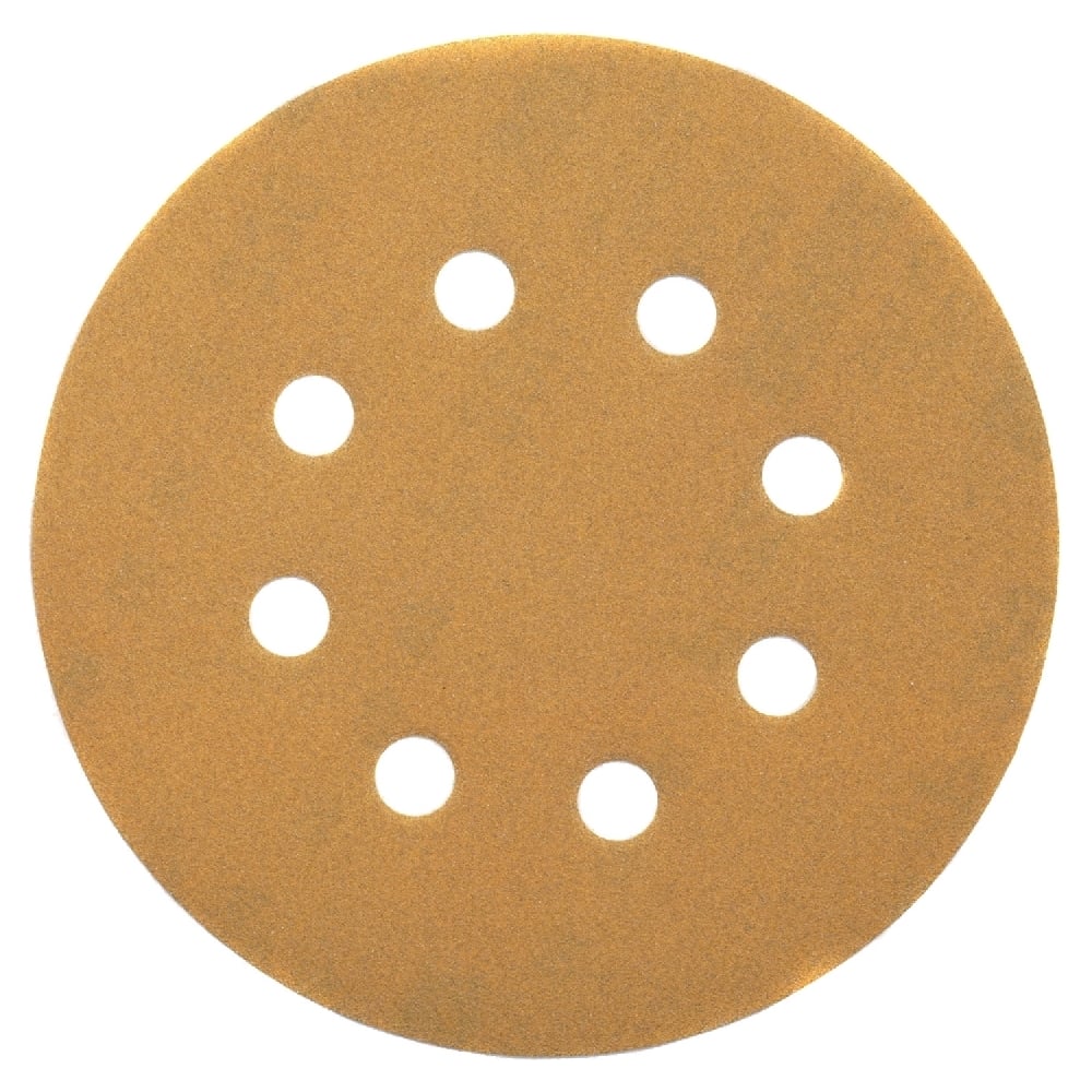 Изображение товара Шлифовальные круги DEWALT DT3117, 125 мм, 8 отверстий, 240G, 25 шт