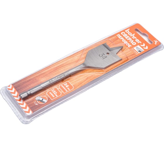 Изображение товара Сверло перовое по дереву (34х152 мм) BOHRER 31734152