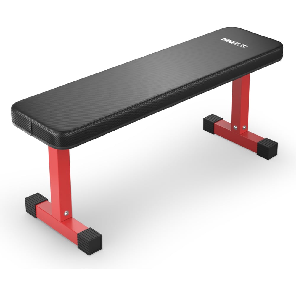 Изображение товара Скамья силовая горизонтальная UNIXFIT BENCH 100 BSBNH100 для фитнеса и тренировок
