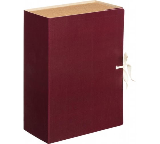 Изображение товара Архивный короб с завязками Attache 120 мм Economy, БВ, клапан микрогофрокартон 893822