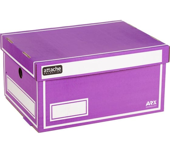 Изображение товара Архивный короб со съемной крышкой Attache Selection размер 320х240х160 мм 391343