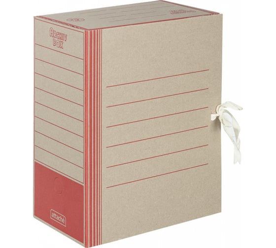 Изображение товара Архивная папка на завязках Attache 150 мм, красная 874880