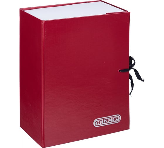 Изображение товара Архивная складная папка Attache 120 мм, красная 127111