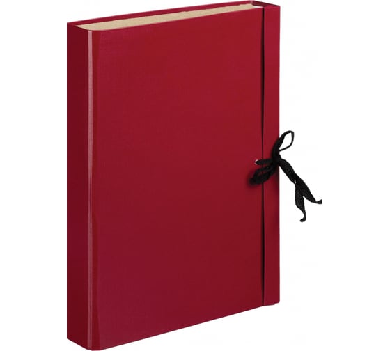 Изображение товара Архивная складная папка 25 шт в упаковке Attache 35 мм красная 393566