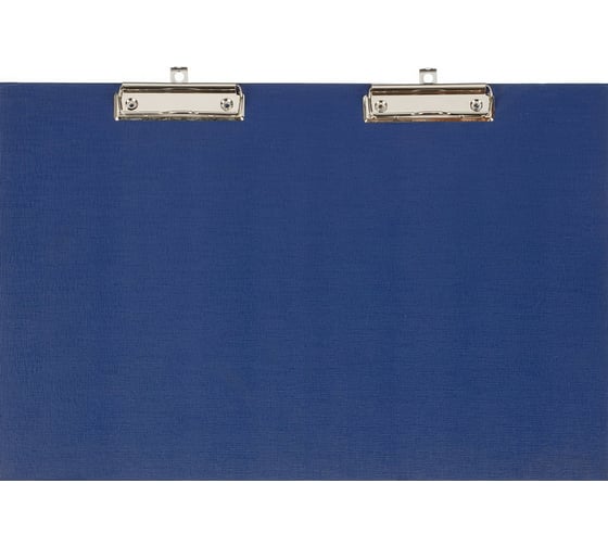 Изображение товара Папка-планшет Attache A3 горизонтальный, с двумя зажимами, синий 1202807