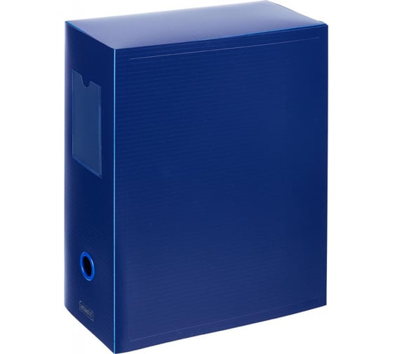 Изображение товара Архивный короб на кнопке Attache 120 мм, пластик, синий 367907