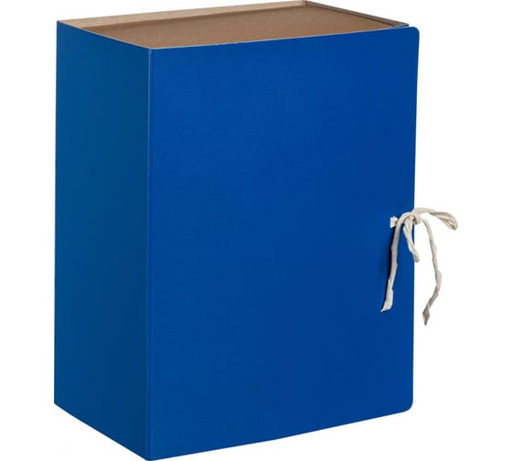 Изображение товара Архивный короб с завязками Attache Economy 150 мм, БВ, синий 1160323