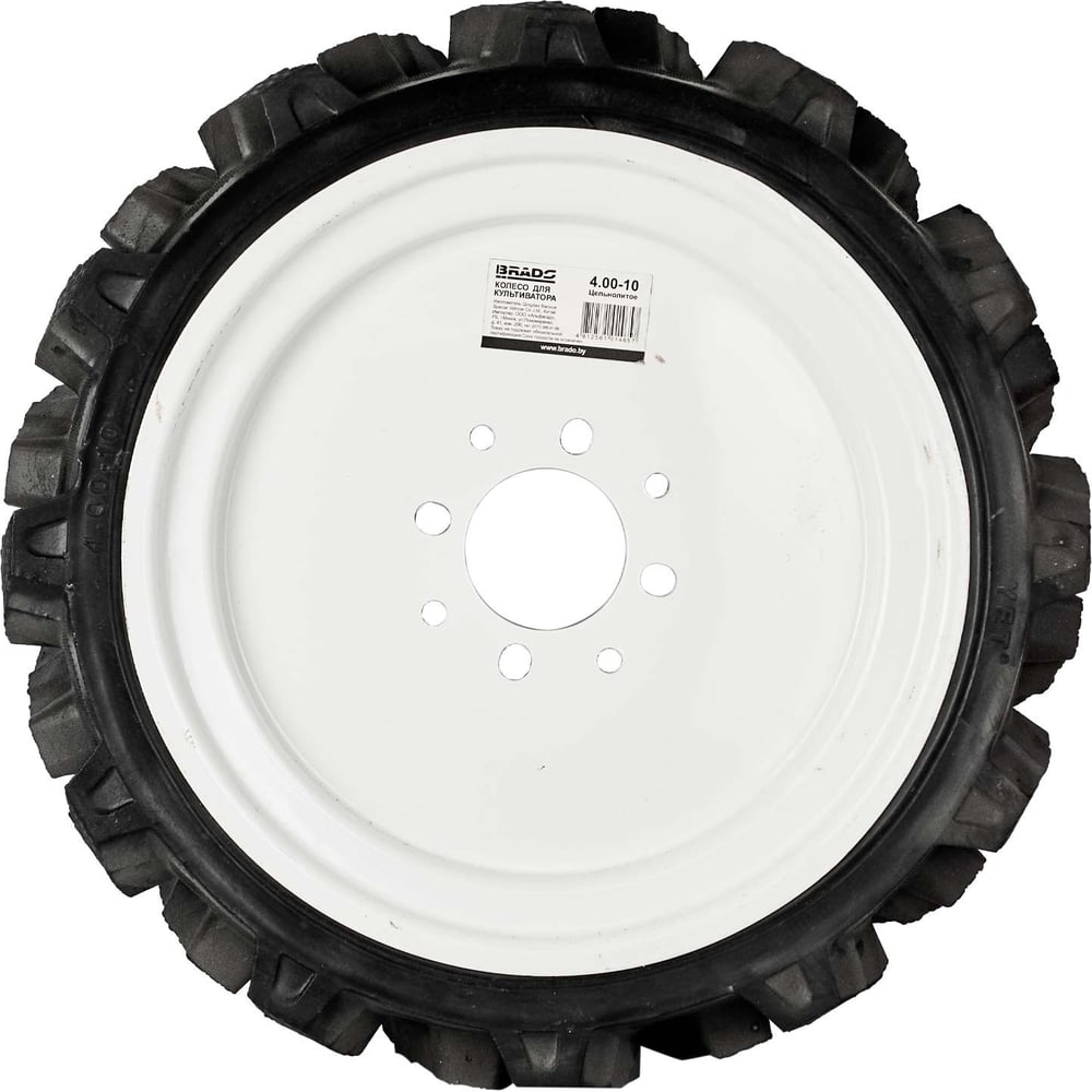 Изображение товара Колесо цельнолитое 4.00-10 для культиватора BRADO 00-00020871