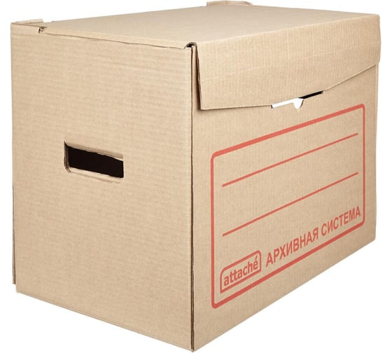Изображение товара Архивный короб 5 шт в упаковке Attache 400x335x265 мм 136908