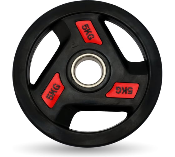 Изображение товара Диск обрезиненный c хватом UNIXFIT PRO 5 кг, 51 мм DG5RUBPRD