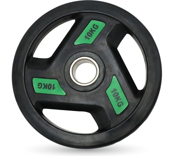 Изображение товара Диск обрезиненный c хватом UNIXFIT PRO 10 кг, 51 мм DG10RUBPGR