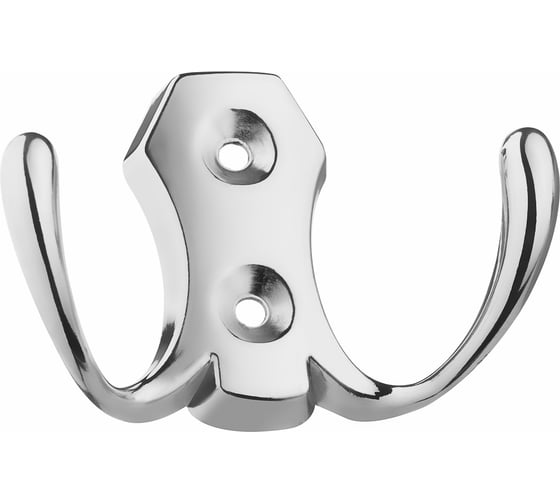 Изображение товара Мебельный крючок KERRON двухрожковый, хром LT 0020