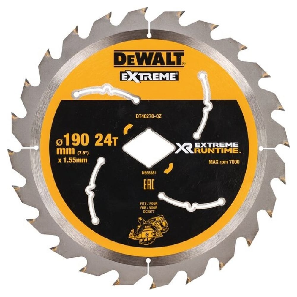 фото Пильный диск dewalt