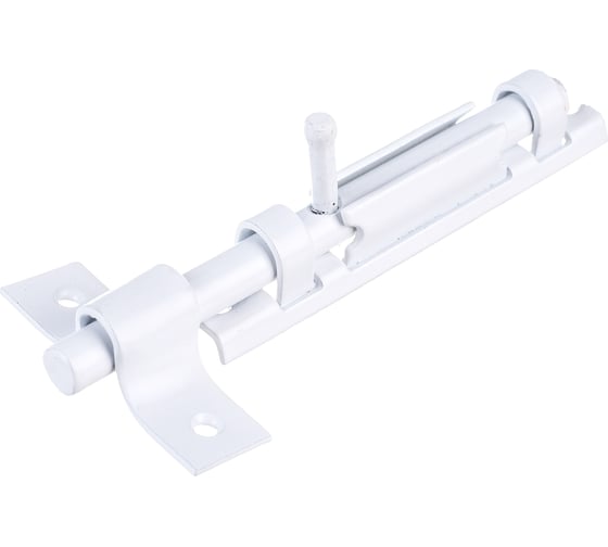 Изображение товара Накладная задвижка Домарт точёная ручка, белый 170287