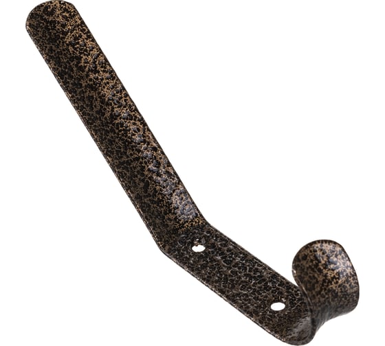 Изображение товара Крючок-вешалка Домарт 2-х рожковый, бронза антик 170540