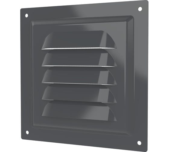 Изображение товара Решетка вентиляционная ERA МЭ сетка, 300x300 мм, окрашенная сталь Gray 3030МЭ Gray