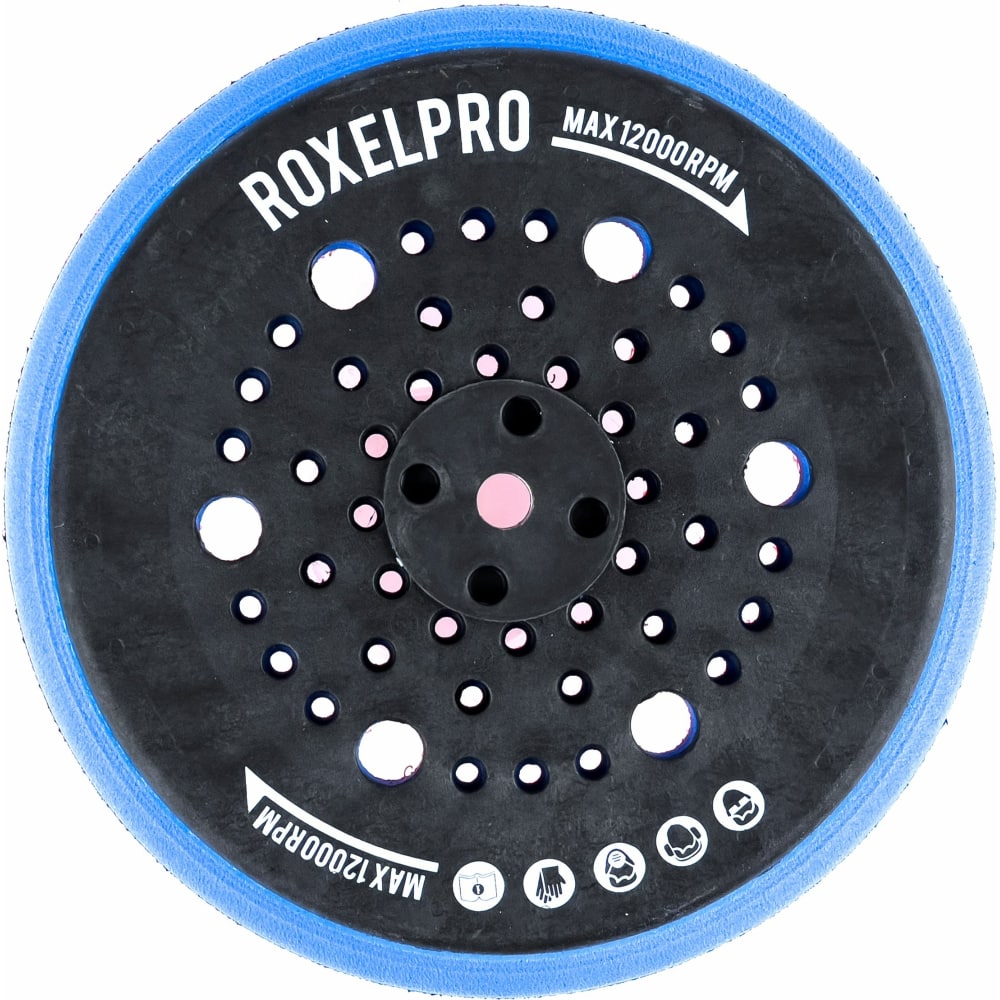 Мягкая оправка для шлифовальных кругов RoxelPro ребристая оправка для фибровых кругов roxelpro