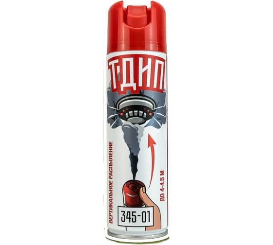 Изображение товара Тестовый аэрозоль дымовых извещателей пожарных ТДИП « 345-01», вертикальный распылитель ТДИП/345В