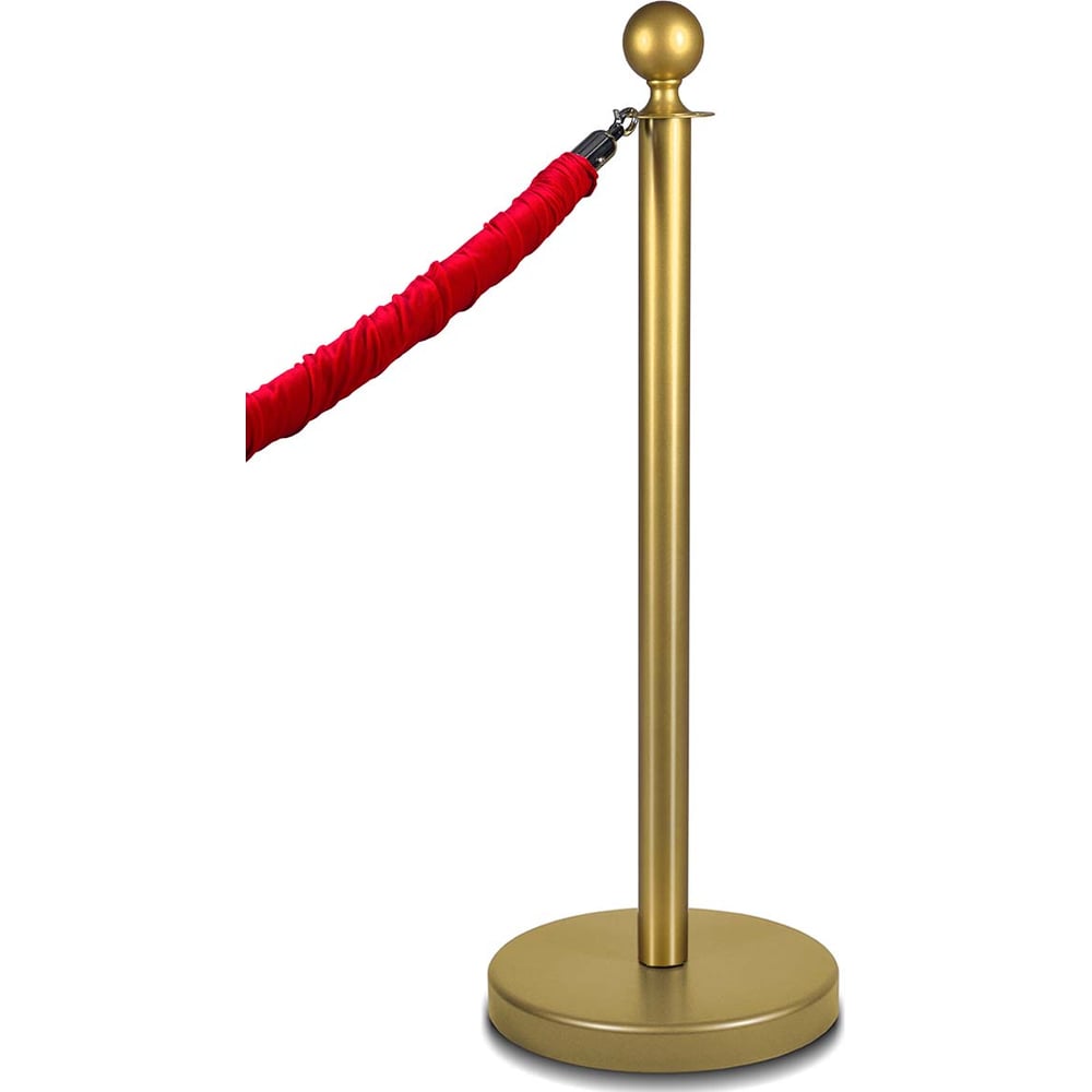 Изображение товара Стойка с шаром Rusbarrier SK-325032 GOLD, сталь, золото, 1020 мм высота