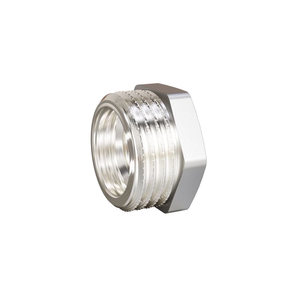 Изображение товара Футорка LD Pride DN20x15 3/4"НР х 1/2" ВР латунь никель