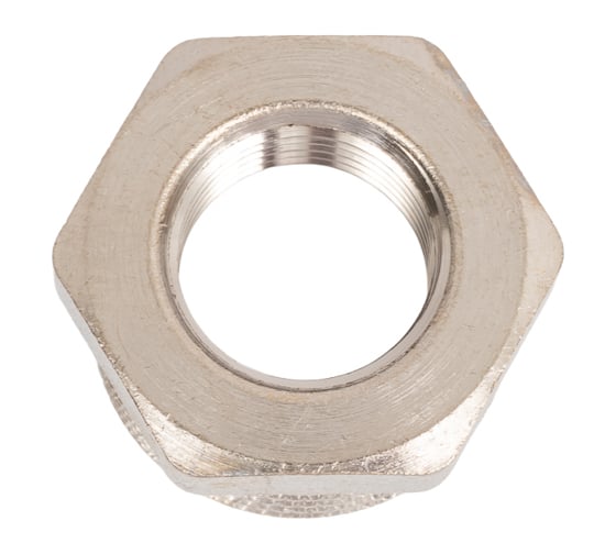 Изображение товара Футорка LD PRIDE DN25х15 (1"НР х 1/2" ВР) латунь никель с биркой LD.67.517.25х15