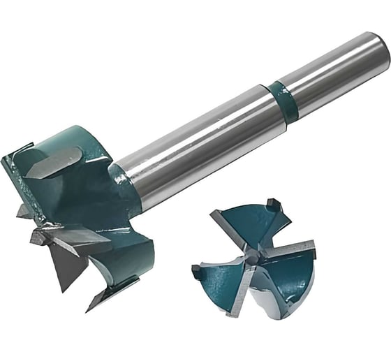 Изображение товара Сверло Форстнера 30 мм с 4 твердосплавными резцами (дерево, фанера, ДСП, ДВП, МДФ, пластик) SKYWER SK-SF30