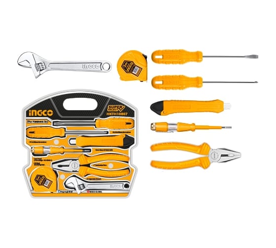 Изображение товара Набор ручного инструмента INGCO 7 пред. HKTH10807