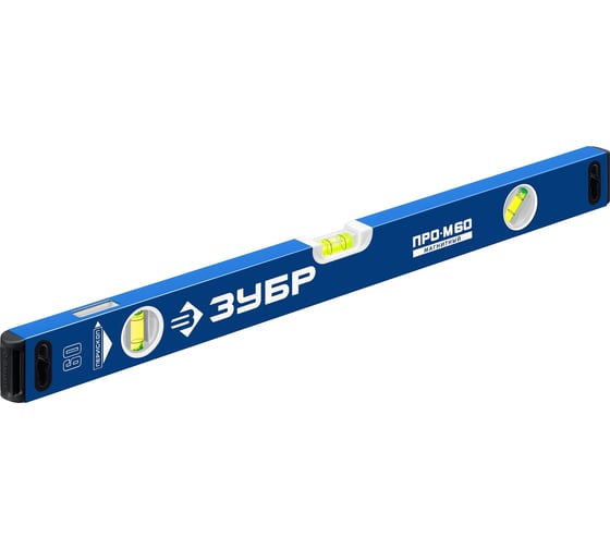 Изображение товара Магнитный усиленный уровень ЗУБР Профессионал-М 600 мм, с зеркальным глазком 34589-060_z01