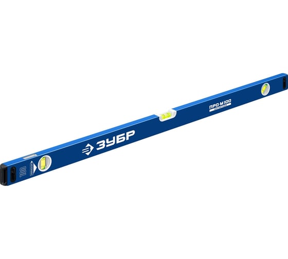 Изображение товара Магнитный усиленный уровень ЗУБР Профессионал-М 1000 мм с зеркальным глазком 34589-100_z01