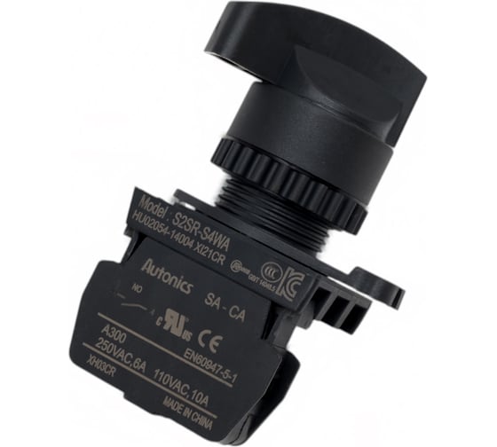 Изображение товара Селекторный переключатель Autonics S2SR-S4WA, белый, 1НО, артикул A5550001826R